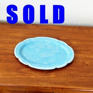 Blue Jewelry Tray Silver Tray Rehab English Garden Tray Vanity Organizer